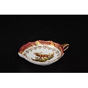 Салатник Лепесток 16 см Охота красная Корона Queens Crown