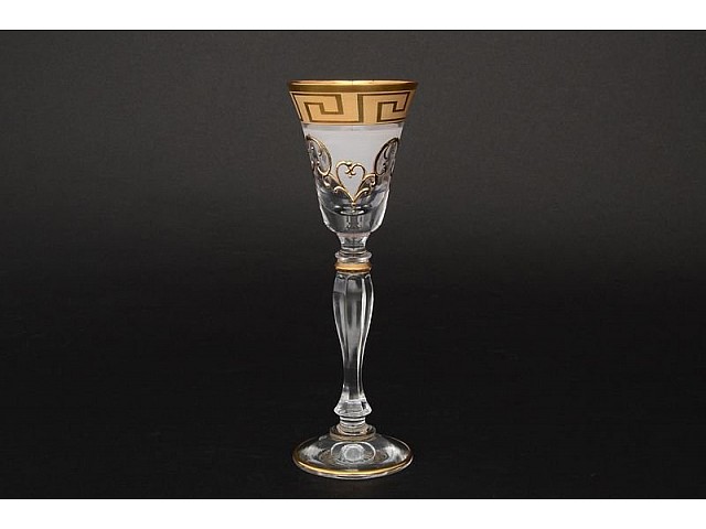 Набор рюмок для водки 60 мл Виктория Костка R-G фон Bohemia 6 шт