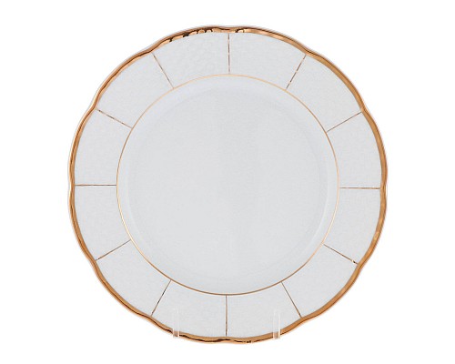 Набор тарелок 21 см Менуэт Отводка золото Thun 6 шт