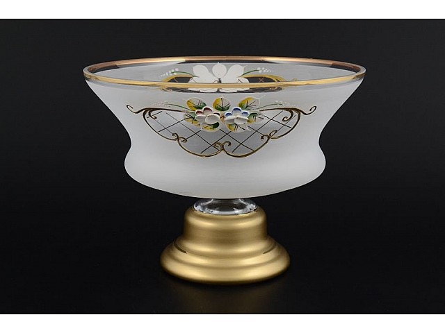 Конфетница 21 см на ножке Белый NB-Arte Bohemia Crystal Конфетница 21 см на ножке Белый NB-Arte Bohemia Crystal