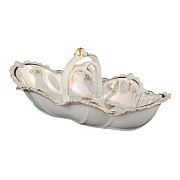 Фруктовница корзина 30 см Мадонна перламутр Корона Queens Crown