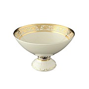 Конфетница 24 см Falkenporzellan Constanza Cream Imperial Gold