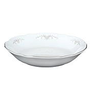 Набор салатников 19 см Thun Констанция Серый орнамент Отводка платина 6 шт