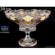 Фруктовница Sonne Crystal Золото 30 см