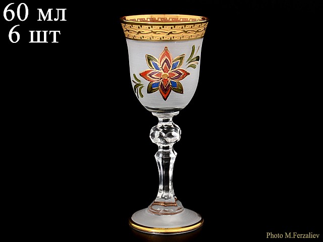 Набор рюмок для водки 60 мл Кристина Мозайка А-М Bohemia