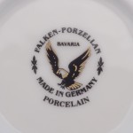Набор розеток Falkenporzellan Tosca Black Gold 11 см