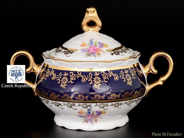 Сахарница Офелия Полевой цветок Кобальт MZ