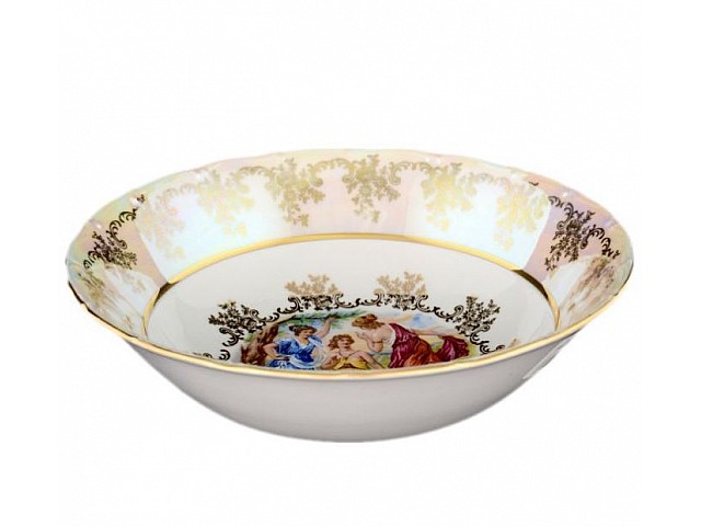 Салатница 23 см Магнолия Мадонна перламутр MZ