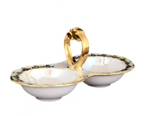 Прибор для специй двойной Магнолия Мадонна перламутр MZ