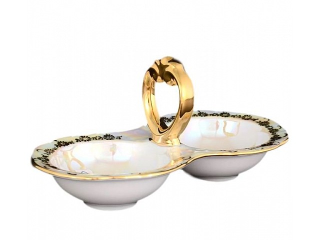 Прибор для специй двойной Магнолия Мадонна перламутр MZ