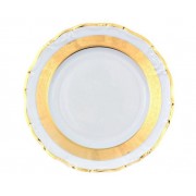 Набор тарелок 19 см Thun Мария Луиза Золотая лента 6 шт