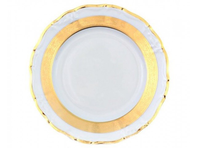 Набор тарелок 19 см Thun Мария Луиза Золотая лента 6 шт