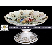 Конфетница 17 см Мадонна перламутр Корона Queens Crown