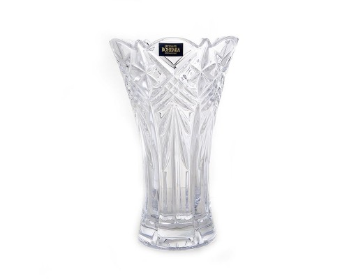 Ваза для цветов Taurus Crystalite Bohemia узкая 25 см