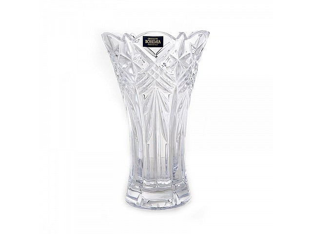 Ваза для цветов Taurus Crystalite Bohemia узкая 25 см