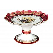 Конфетница Охота красная Корона Queens Crown 19 см