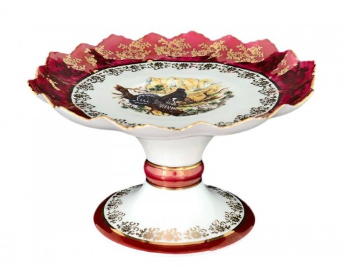 Конфетница Охота красная Корона Queens Crown 19 см