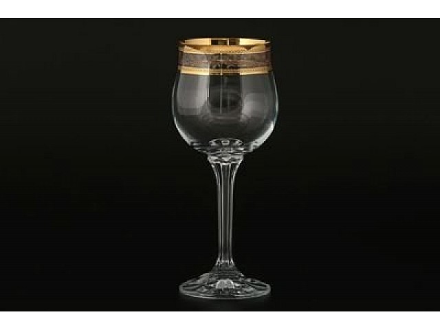 Набор бокалов для вина 230 мл Ева Bohemia Crystal 6 шт