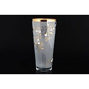 Ваза Bohemia Crystal 29 см Голубая матовая
