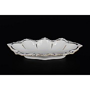 Блюдо селедочница 21 см Золотая полоса Корона Queens Crown