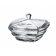 Конфетница с крышкой 22 см Segment Crystalite Bohemia