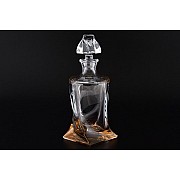 Штоф Quadro желтый Bohemia Crystal 500 мл