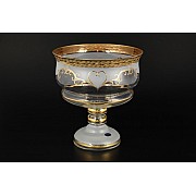 Конфетница 20 см на ножке Bohemia Crystal 3 D