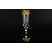Набор фужеров для шампанского Грация Матовый Bohemia Crystal 6 шт