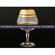 Набор бокалов для бренди Виктория Махарадже Каро R-G фон Bohemia Crystal 6 шт