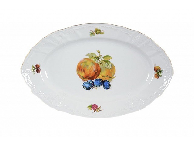 Блюдо овальное 34 см Бернадотт Фрукты