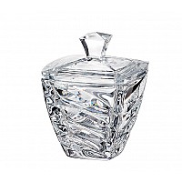 Конфетница с крышкой 14 см Facet Crystalite Bohemia