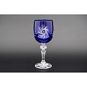 Набор бокалов для вина Мирел Bohemia синий 220 мл