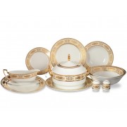 Столовый сервиз Thun Луиза Золотая роза на 6 персон