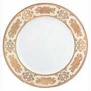 Набор тарелок Луиза Золотая роза Thun 25 см 6 шт