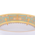 Набор салатников Falkenporzellan Donna Seladon gold 14 см