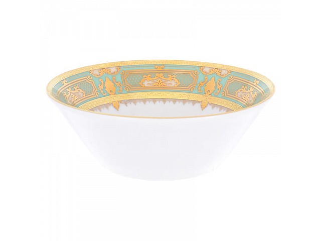 Набор салатников Falkenporzellan Donna Seladon gold 14 см