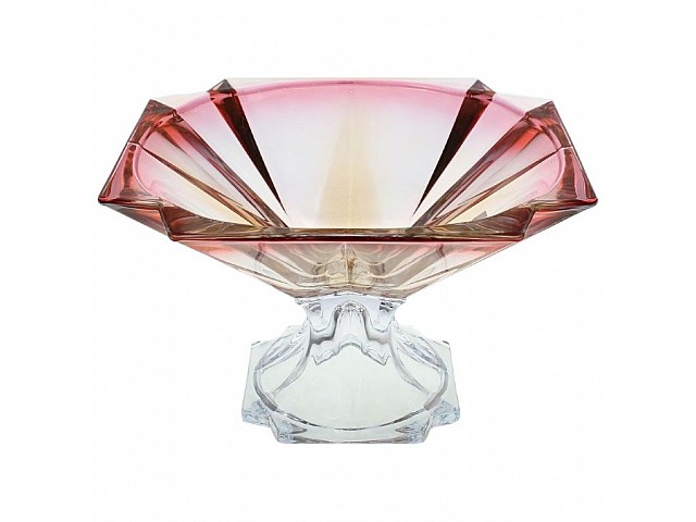 Фруктовница на ножке красная 33 см METROPOLITAN R-G