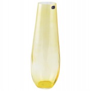 Ваза 34 см желтая Waterfall Crystalite Bohemia