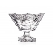 Фруктовница на ножке Bohemia Treasury Flamenco Icecut 30 см