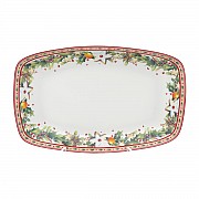 Блюдо Repast Christmas world Green 30*19 см
