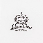 Фруктовница овальная Queen's Crown Золотая роза 27 см