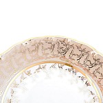 Набор тарелок Queen's Crown Aristokrat Лист бежевый 17 см