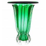 Ваза для цветов 27 см Egermann Clear зеленая