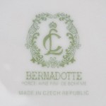 Набор пиал Bernadotte Серая роза платина