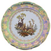 Набор тарелок Repast Охота зеленая Мария-тереза R-L 25 см