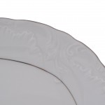 Блюдо овальное Repast Rococo Платиновая полоса 33 см