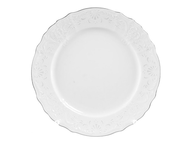 Набор тарелок 19 см Бернадотт Платиновый узор 6 шт