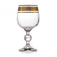 Набор бокалов для вина Клаудиа Золото V-D Crystalite Bohemia 150 мл
