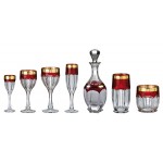 Набор бокалов для вина 200 мл Сафари рубин Bohemia Crystal