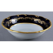 Набор салатников 13 см Анжелика Кобальт Золотые вензеля MZ 6 шт